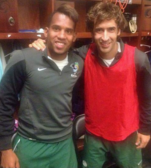 Raul in Cosmos training