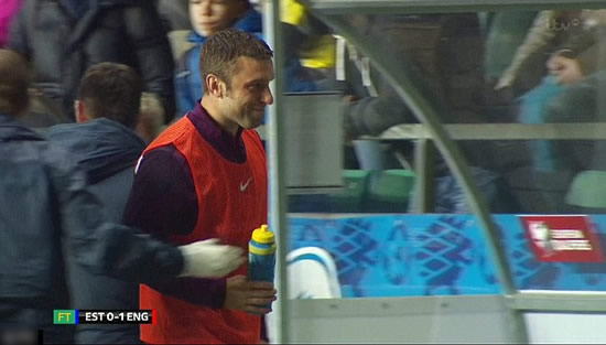 England boss Hodgson denies he was about to sub Rooney before free-kick goal, pictures suggest otherwise