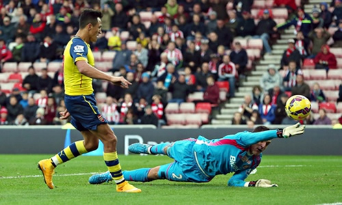 Arsenal's Alexis Sánchez punishes Sunderland's defensive howlers