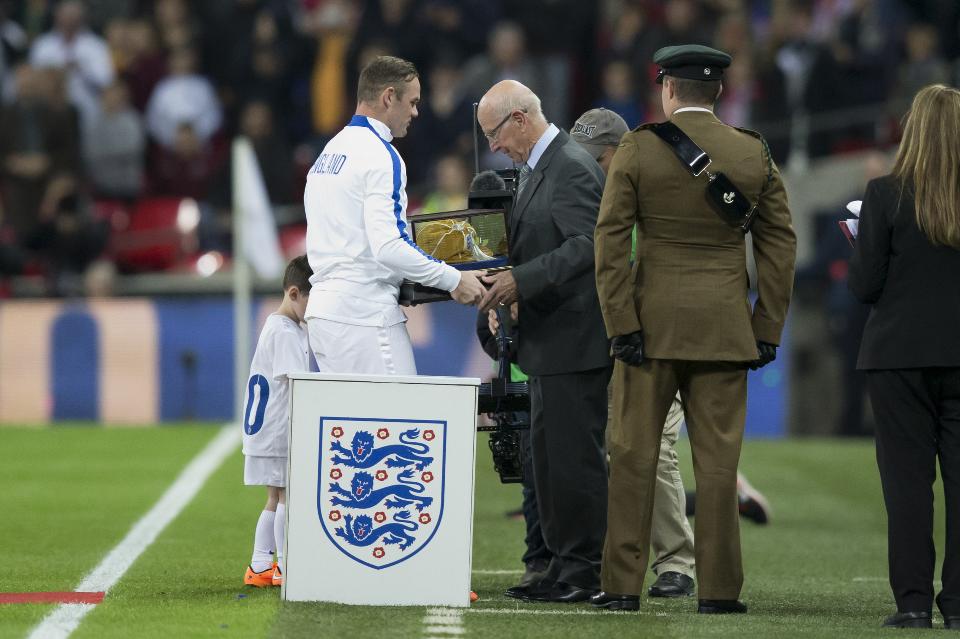 Captain Wayne Rooney in 100th England appearance