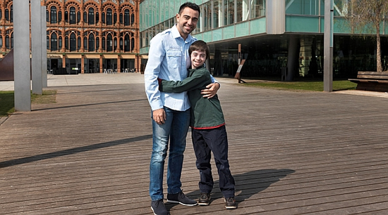 Xavi supports the Talita Foundation