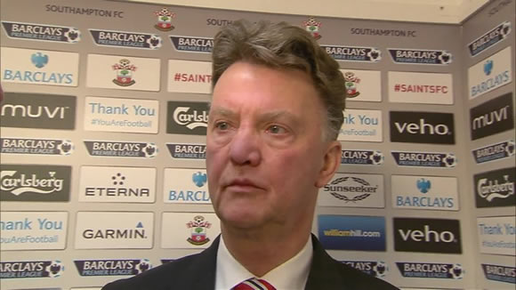 Louis van Gaal admits Manchester United were lucky to beat Southampton