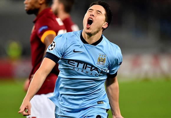 Roma 0 - 2 Manchester City: Nasri & Zabaleta send visitors through