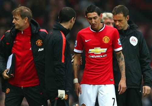 Di Maria to miss Liverpool clash with hamstring injury