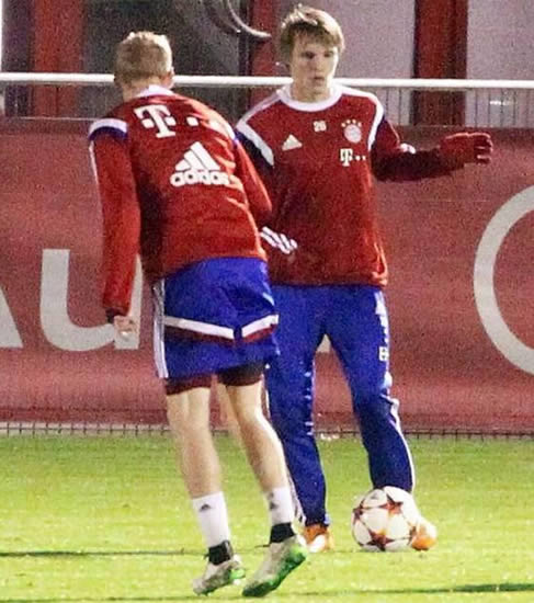 Liverpool target Martin Odegaard trains with Bayern Munich ahead of possible move