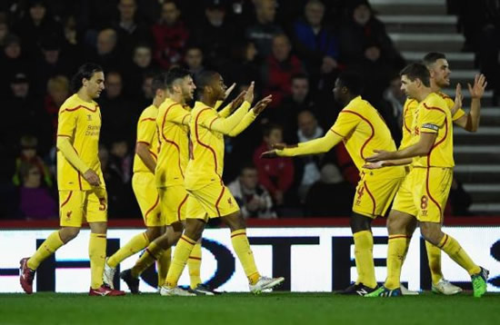 Bournemouth 1-3 Liverpool: Reds show flashes of old to soar into Capital One Cup semi-finals
