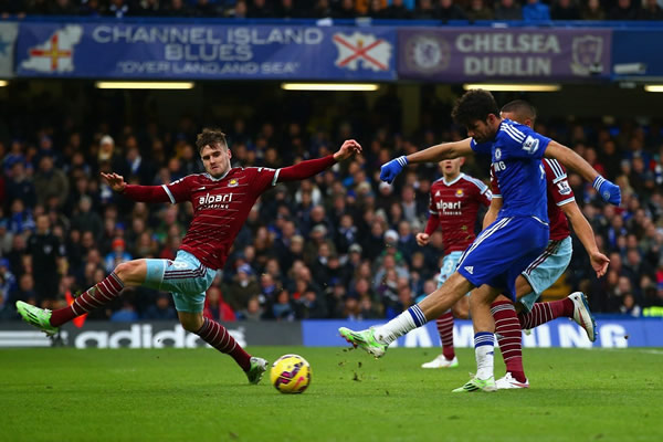Chelsea FC 2 : 0 West Ham United - Chelsea too good for Hammers