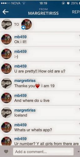 Boyfriend tweets Mario Balotelli’s flirty texts with his Icelandic girlfriend on Instagram