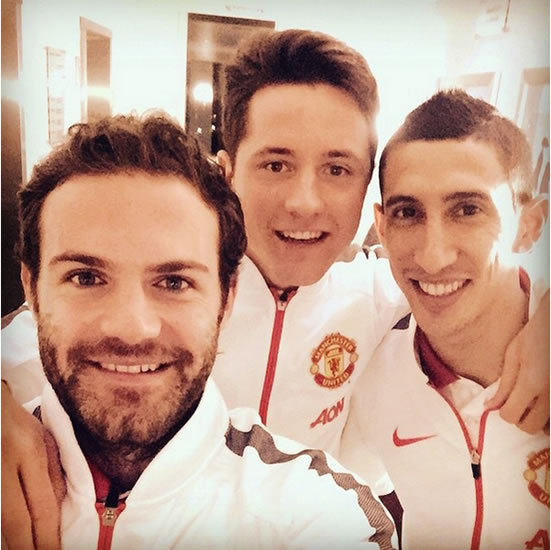 Manchester United Trio Post Happy Selfie