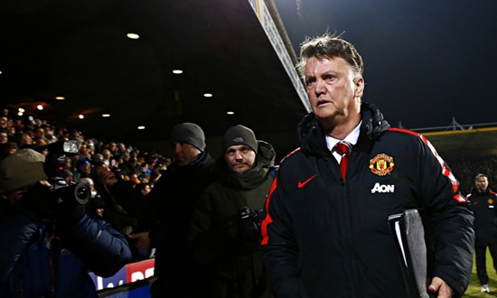 Louis van Gaal: everything is against Manchester United in FA Cup tie