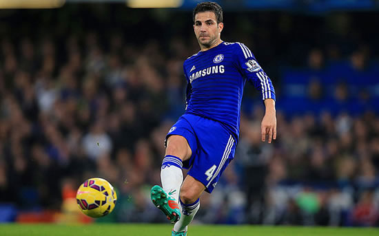 Cesc Fabregas could miss next two games, paving way for Juan Cuadrado debut