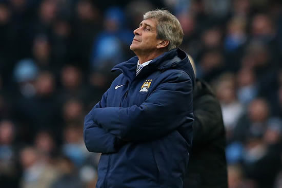Man City boss Manuel Pellegrini says he is calm despite facing pressure over his job