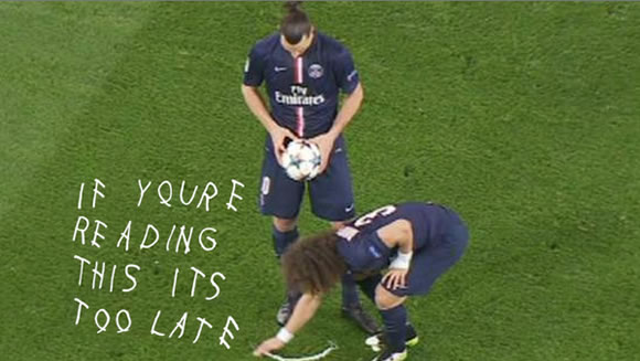 David Luiz moving free-kick spray during PSG-Chelsea gets the Photoshop treatment