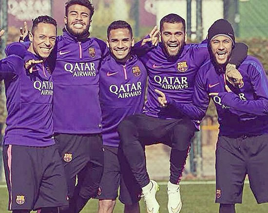 Alves's message... of farewell?