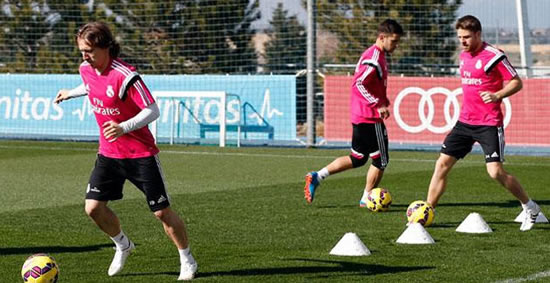 Modric back on the ball