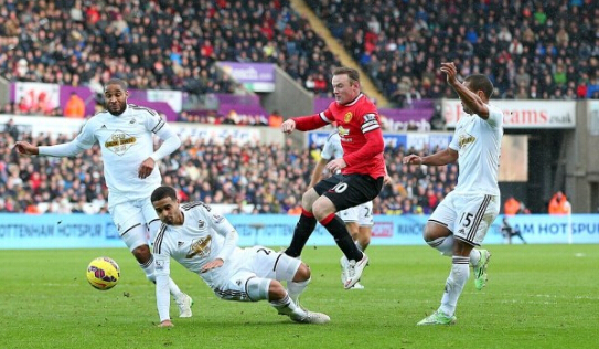 Swansea 2:1 United - Swansea complete Man Utd double