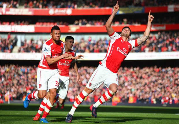 Arsenal 2-0 Everton: Giroud and Rosicky get Gunners back in the winning groove