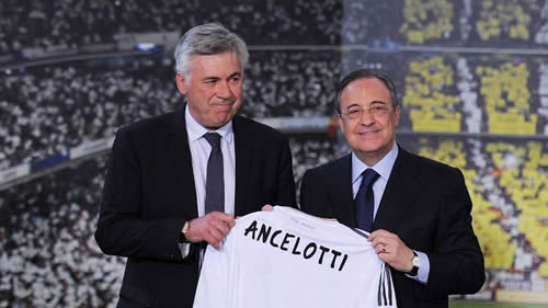 Carlo Ancelotti will not be sacked by Real Madrid, Florentino Perez insists