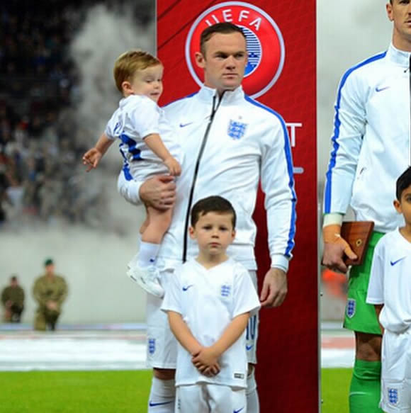 Wayne Rooney announces on Instagram that his son Kai will be Man United’s mascot v Tottenham