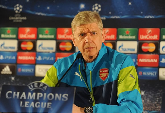 Arsenal boss Arsene Wenger bets on Gunners overturning Champions League predicament