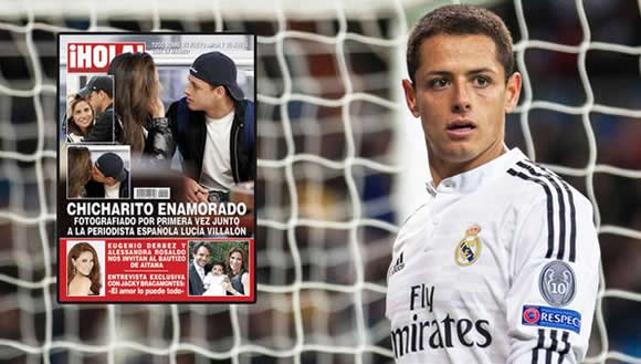 Man United’s Chicharito has used his loan spell at Real Madrid to score a beautiful new girlfriend