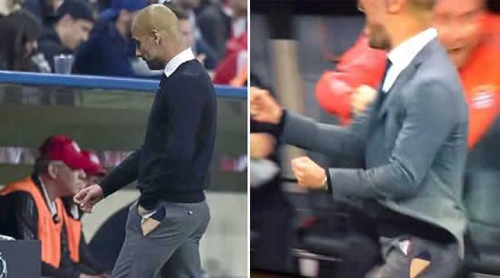 And his trousers couldn't contain his joy