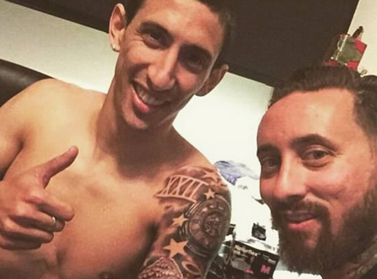 Angel Di Maria gets 'No 7' tattoo - offering indication future lies at Manchester United