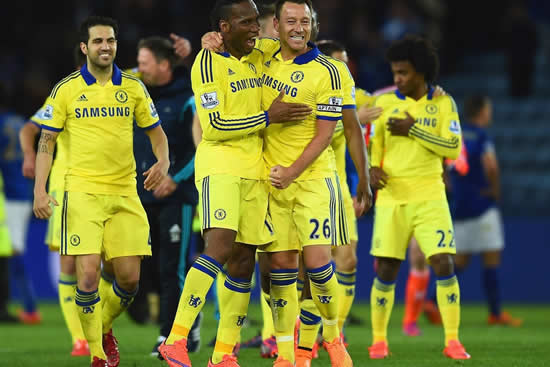 Leicester City 1 - 3 Chelsea FC : Blues on the brink of title