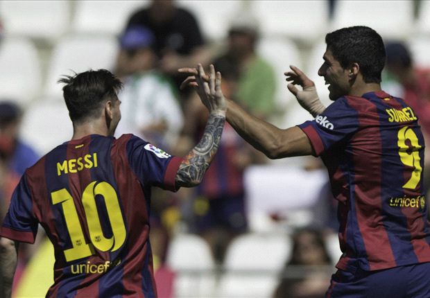 Cordoba 0-8 Barcelona: Suarez hits hat-trick in Catalan romp