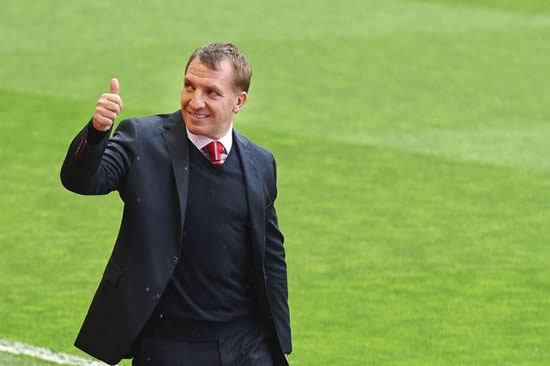 Brendan Rodgers: I thought 'Rodgers out' banner was arranged by Rafa Benitez's agent!