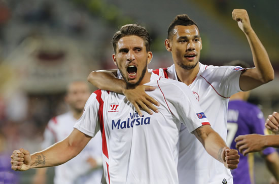 Fiorentina 0 : 2 Sevilla - Sevilla surge into final