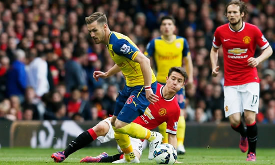 Manchester United 1 : 1 Arsenal: Falcao waves goodbye as United draw