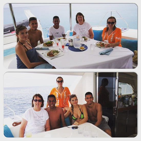 Man Utd star enjoys Barbados with his girlfriend