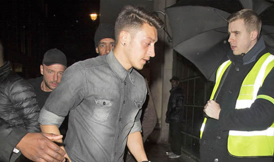 SPOTTED: Wilshere and Ozil out until 6AM as Arsenal revel in FA Cup celebrations