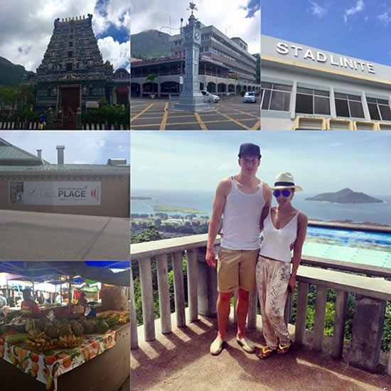 Photo: Man Utd man enjoys the Seychelles with his girlfriend