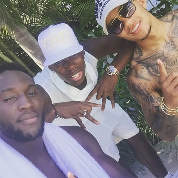 Man Utd star parties with Paul Pogba and Romelu Lukaku