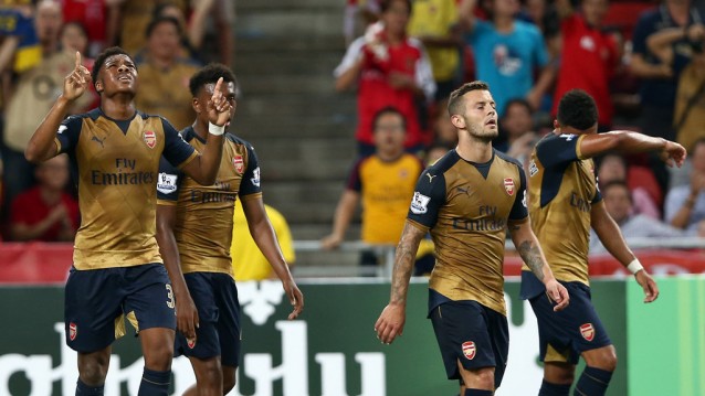 Akpom treble seals Arsenal win