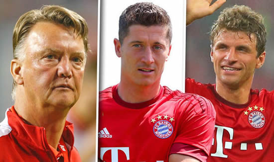 Louis Van Gaal wants two more signings for Manchester United with Bayern duo top of list