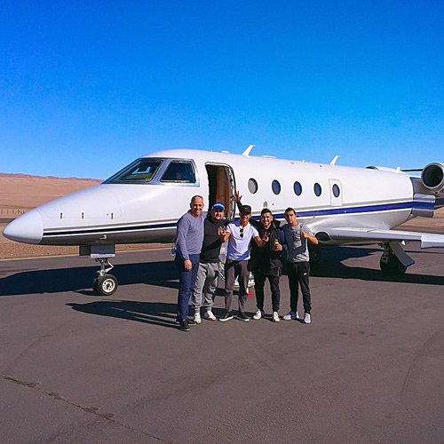 Arsenal star Alexis Sanchez takes private jet to Chile