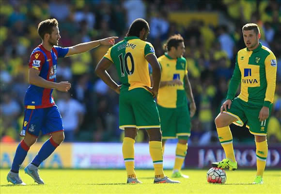 Norwich City 1 - 3 Crystal Palace : Palace too much for Norwich