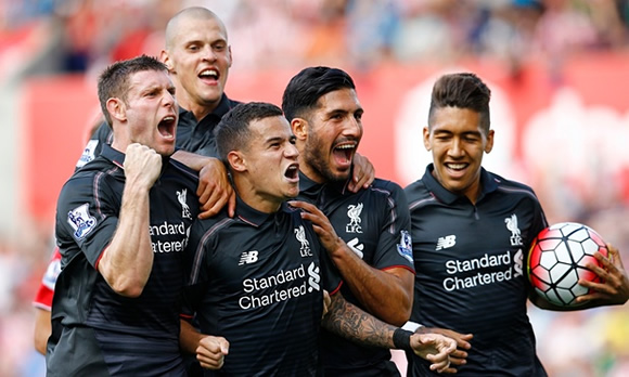 Stoke City 0 - 1 Liverpool : Late Coutinho stunner downs Stoke