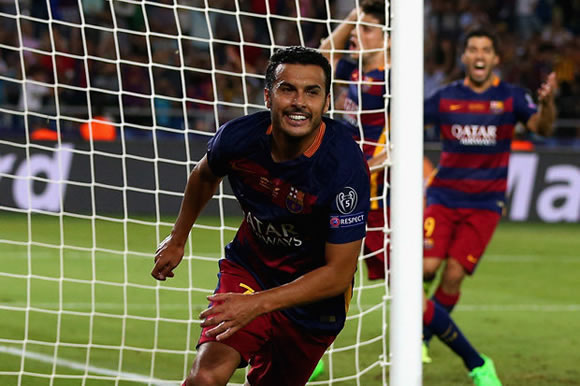Messi: Pedro deserves Super Cup winner