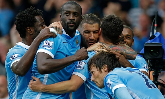 Everton 0 - 2 Manchester City : City stick to winning ways