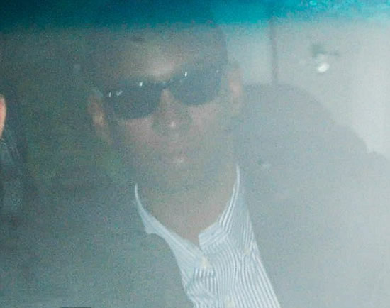 Anthony Martial pictured arriving at Carrington for Manchester United medical