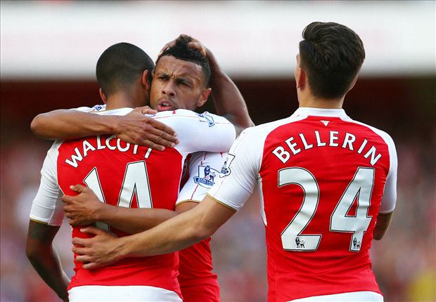 Arsenal 2-0 Stoke City: Walcott & Giroud return to goalscoring form