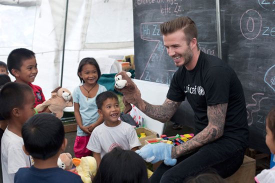 David Beckham gets emotional delivering speech about child welfare at UN event