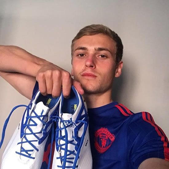 Man Utd starlet shows off new boots ahead of Arsenal clash