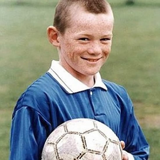 Man Utd captain Wayne Rooney shares childhood snap