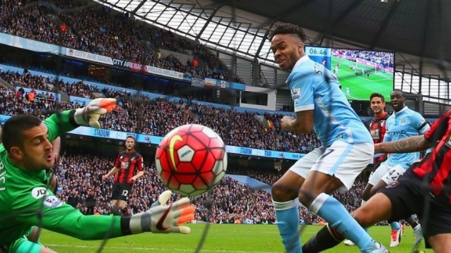 Sterling hat-trick seals City win