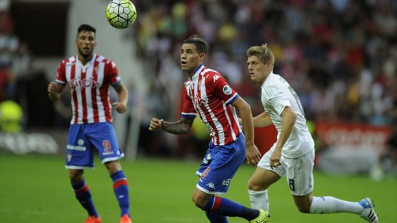 Sporting de Gijon 3 - 3 Granada CF : Late goals see Sporting Gijon snatch a point off nine-man Granada